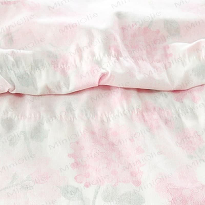 Kleinkind-Mädchen Kleid Rosa mit Blumenmuster und Puffärmeln - image 5