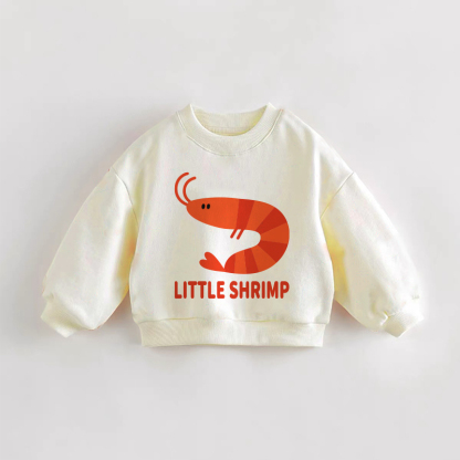 LITTLE SHRIMP Baby Kleinkind Sweatshirt - Creme - 3-5J - image 1
