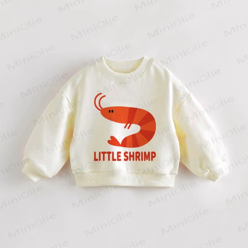 LITTLE SHRIMP Baby Kleinkind Sweatshirt - Creme - 3-5J - image 1
