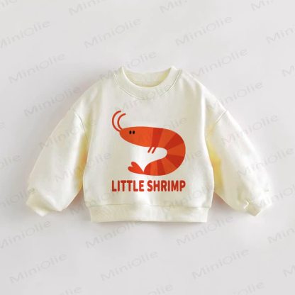 LITTLE SHRIMP Baby Kleinkind Sweatshirt - Creme - 3-5J - image 1