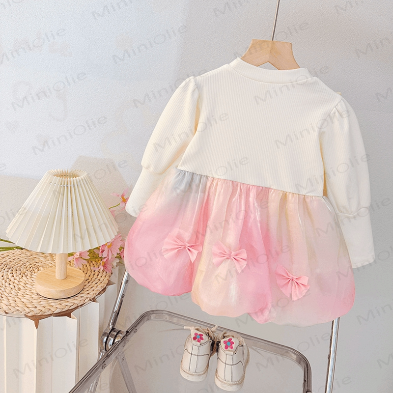 Baby Kleinkind Schöne Schleife Charmantes Kleid - image 5