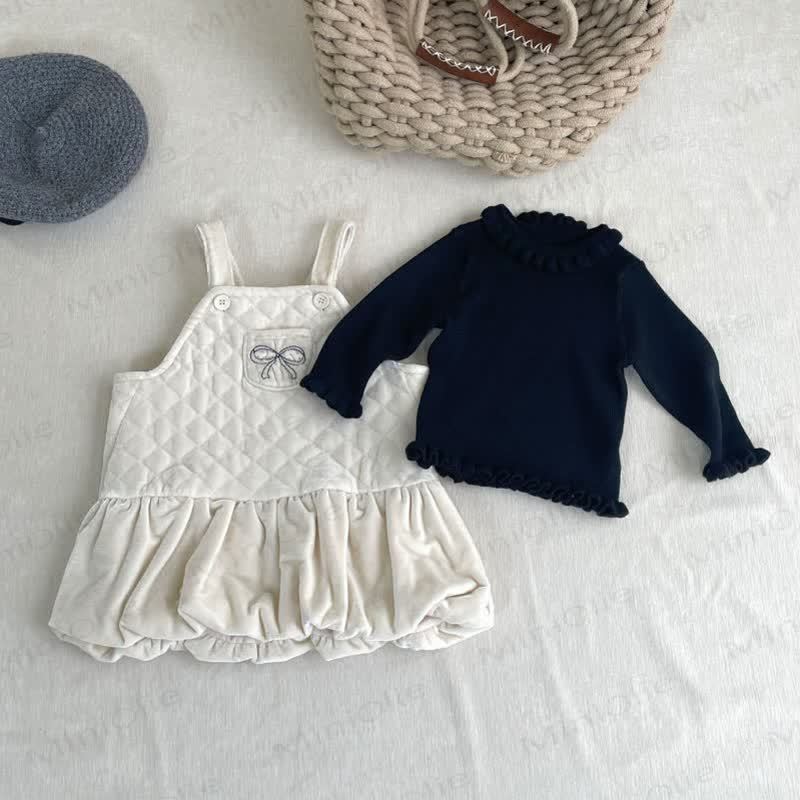 Kleinkind Schleife mit Schleife , Vlies, Kleinkind-Mädchen - image 3