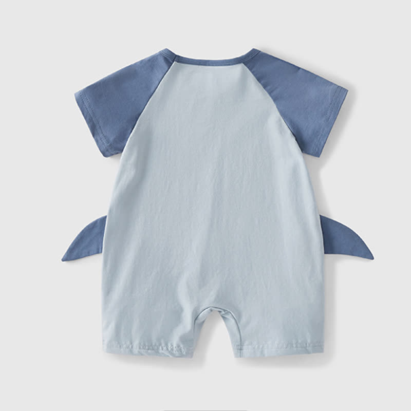 Baby Hai/ Dino Raglan Strampler - image 4