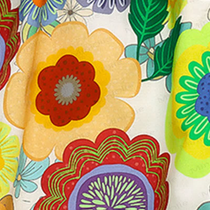 Kleinkind-Mädchen Blumen mit Blumenmuster für Kleinkinder - image 6