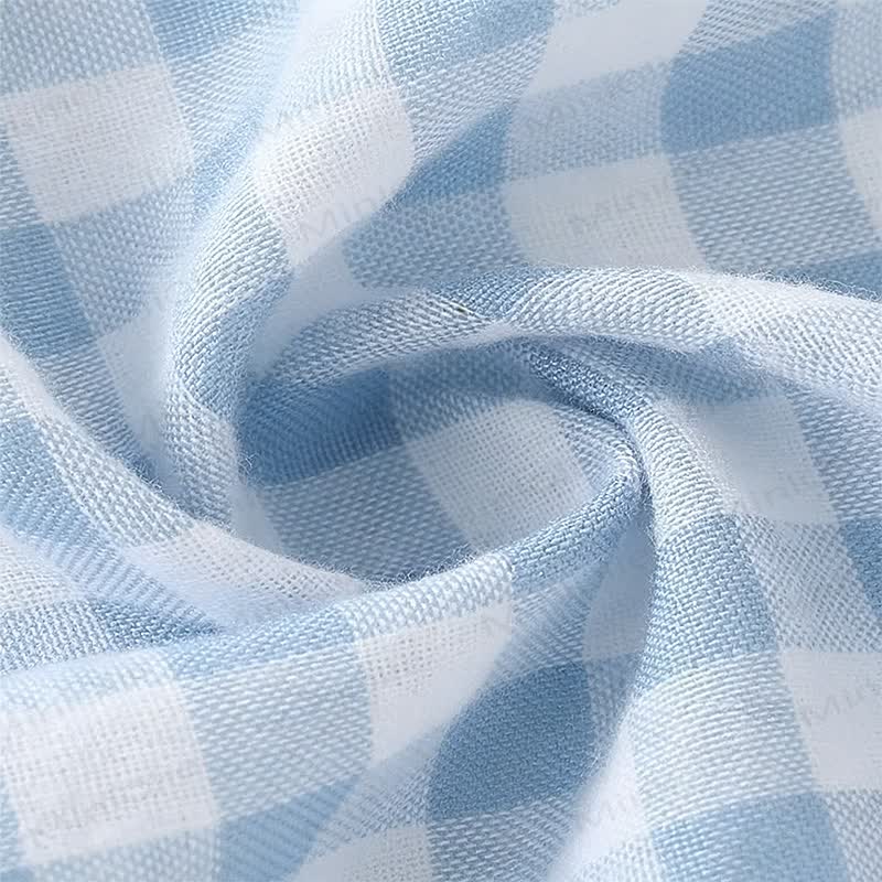 Baby Mädchen Peter Pan Kragen Hase Gingham Strampler - image 6