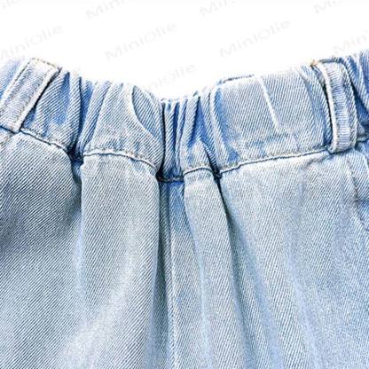 Set für Kinder-Mädchen: Denim Lace und Hose - image 5