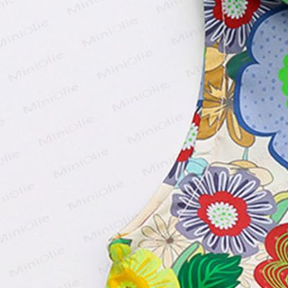 Kleinkind-Mädchen Blumen mit Blumenmuster für Kleinkinder - image 7