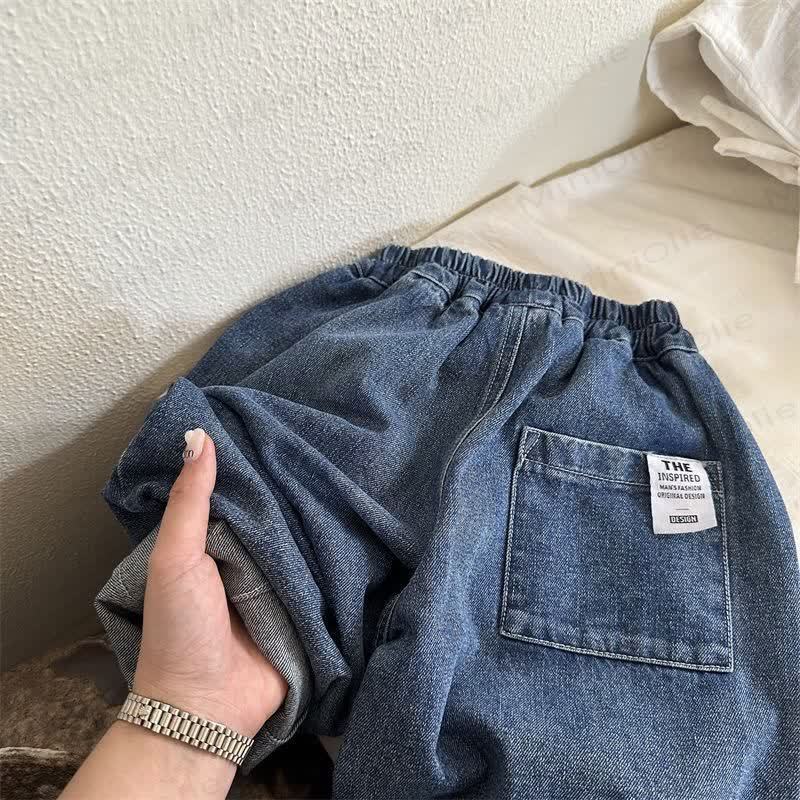 Jungen lockere Harem Jeanshose - Blau - 10Y - image 4