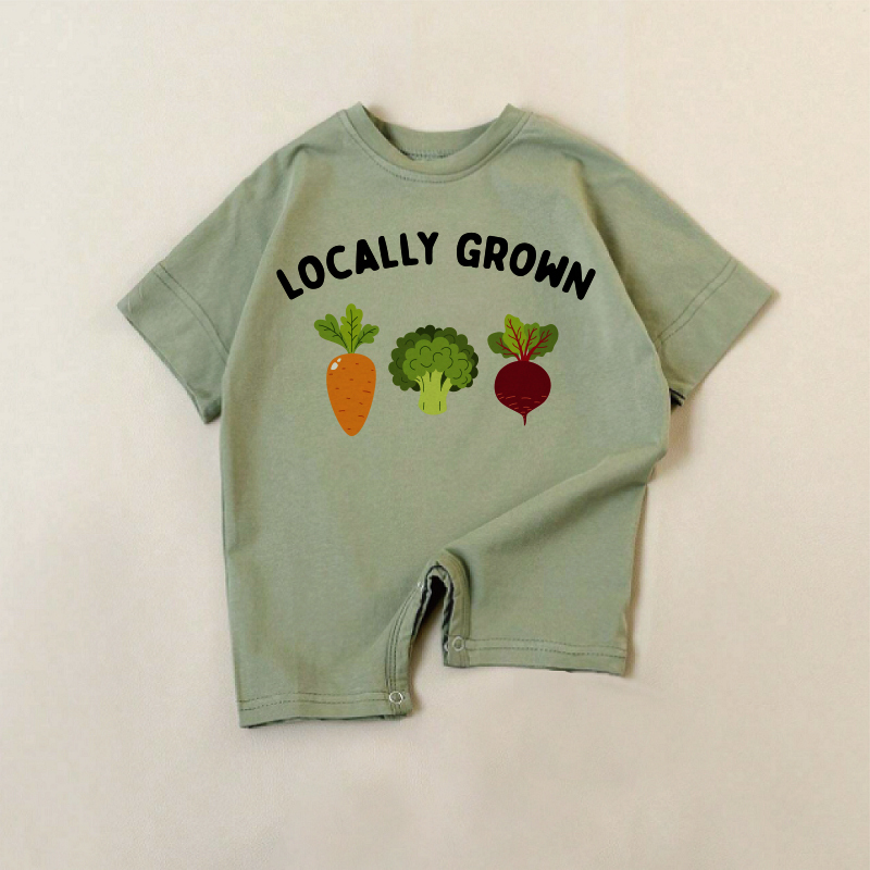Grüner Baby Gemüse- Strampler aus LOCALLY GROWN - Grün - 18-24M - image 1