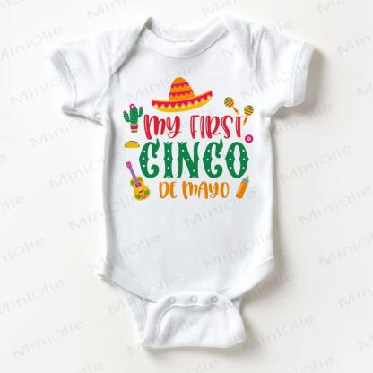 MY FIRST GINGO DE MAYO Baby Bodysuit in Weiß - Weiß - 18-24M - image 1