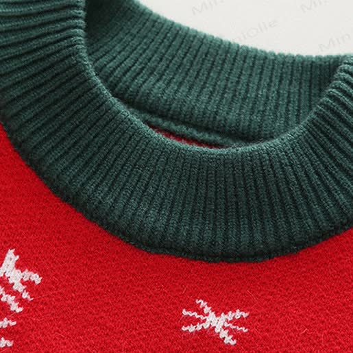 Kleinkind Schöner Rentier Pullover Gestrickt - image 14