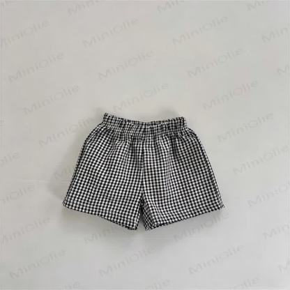 Baby Mädchen Gingham Shorts - Schwarz - 4-5J - image 5