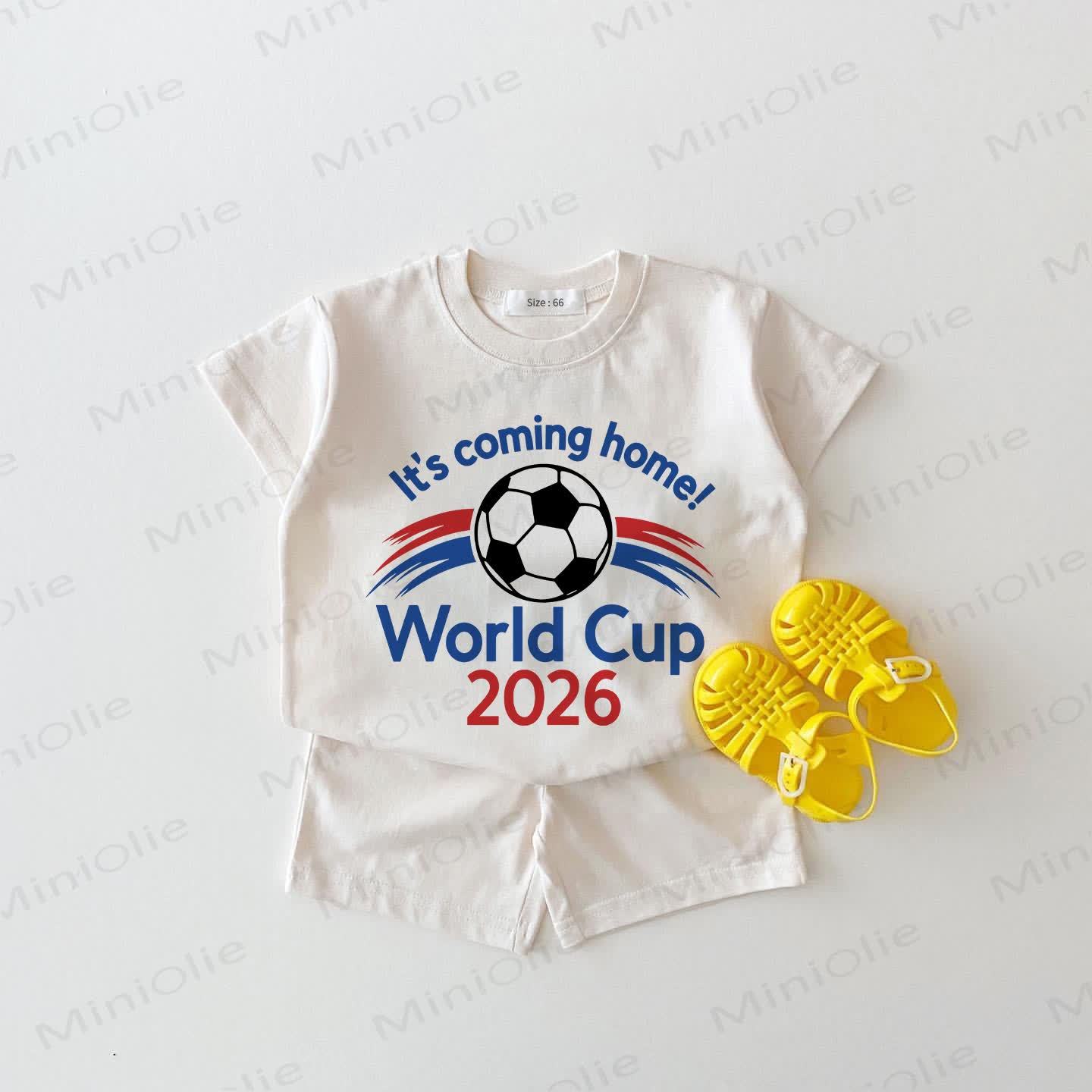 IT'S COMING HOME! WM 2026 Baby -Fußball- Set , weiß, 2-teilig - Weiß - 18-24M - image 1