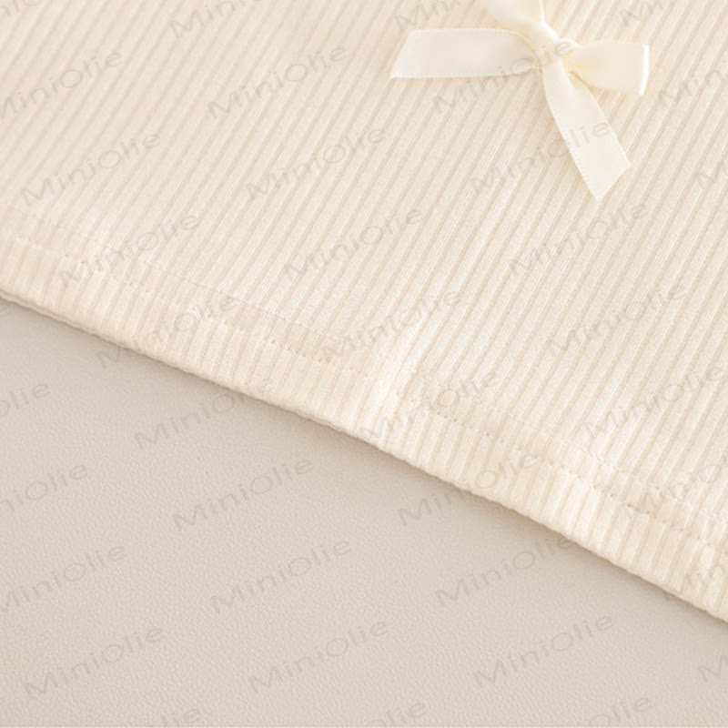 3-teiliges Set aus Pullover mit Schleifen und Regenbogen für Baby und Kleinkind - image 16