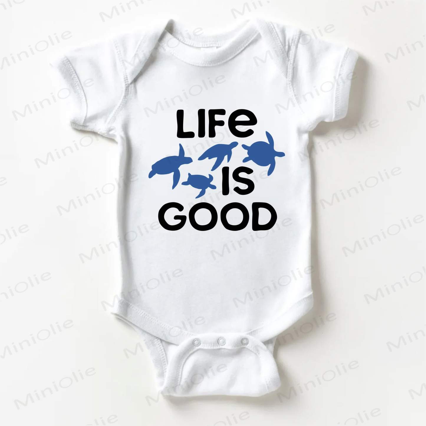 LIFE IS GOOD Baby Bodysuit , weiß - Weiß - 18-24M - image 1