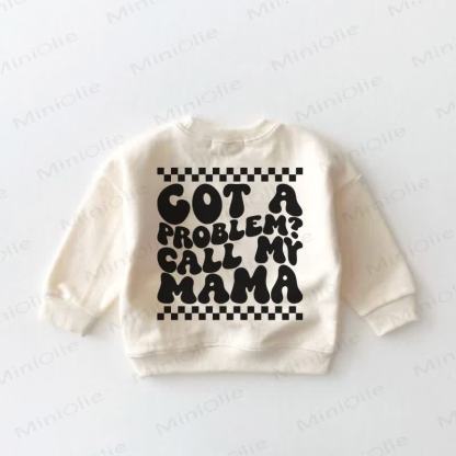 MAMA'S BOY Baby Kleinkind Creme Sweatshirt - image 3