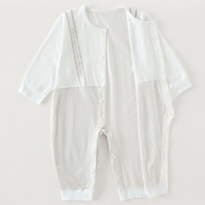 Baby Strampler mit weißem/ Blau Bär - image 3