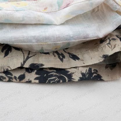 Shorts mit Blumen Blumenmuster für Kleinkind-Mädchen - image 5