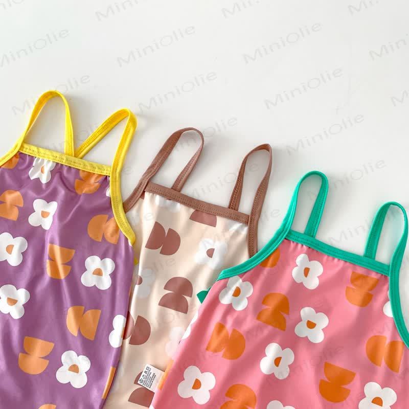 Einteiliger/zweiteiliger Badeanzug mit Hut für Baby Mädchen - image 11