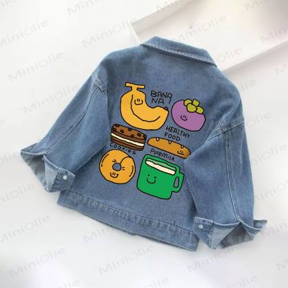 BANANA HEALTHY FOOD COOKIES PUREMILK Denim Kleinkind Kind - Blau - 10-11J - image 1