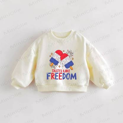 TASTES LIKE FREEDOM – Baby Kleinkind - Sweatshirt in Creme - Creme - 3-5J - image 1