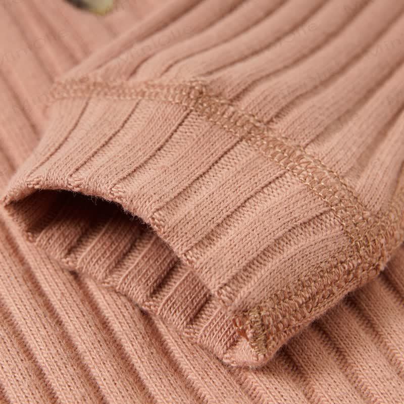 Baby Bodysuit mit Gerippt, Einfarbig, mit Knöpfen - image 8