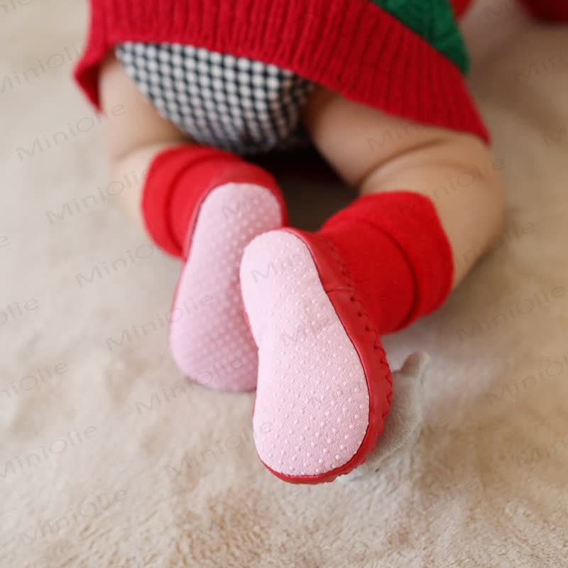 Baby Weihnachten Anti-Rutsch Boden warme Socken  - image 8