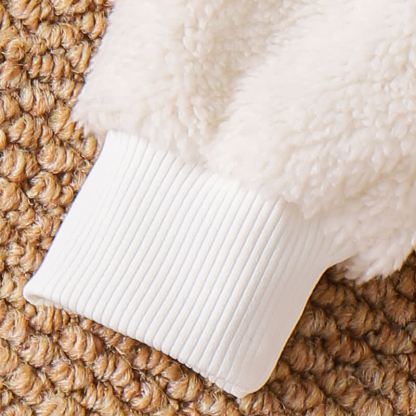 Baby Mädchen Süß Erdbeere Vlies Rot Weiß Plaid 2-teiliges Set - image 4