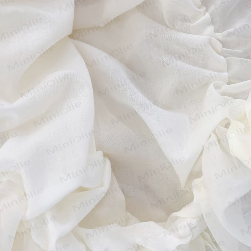 Kleid mit Blume und Polokragen für Kind und Mädchen - image 7