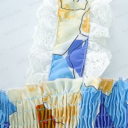 Lace Kleid mit Blumen für Kleinkind-Mädchen - image 8