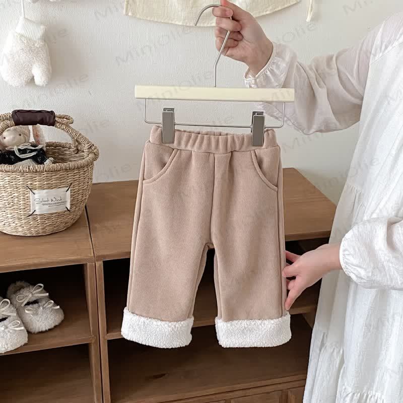 Kleinkind , Einfarbig Hose für Baby und Kleinkinder - Khaki - 3-5J - image 6