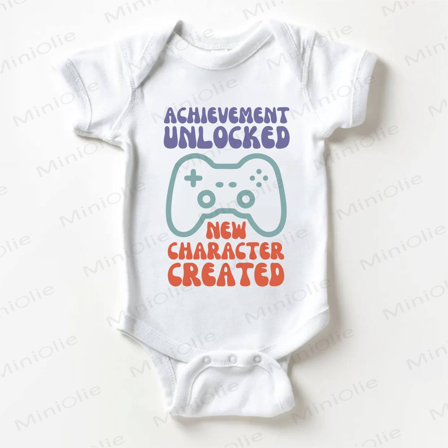ACHIEVEMENT UNLOCKED NEW CHARACTER CREATED Baby Bodysuit (weiß) - Weiß - 18-24M - image 1