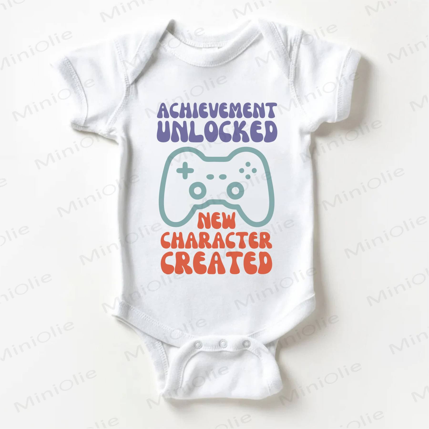 ACHIEVEMENT UNLOCKED NEW CHARACTER CREATED Baby Bodysuit (weiß) - Weiß - 18-24M - image 1
