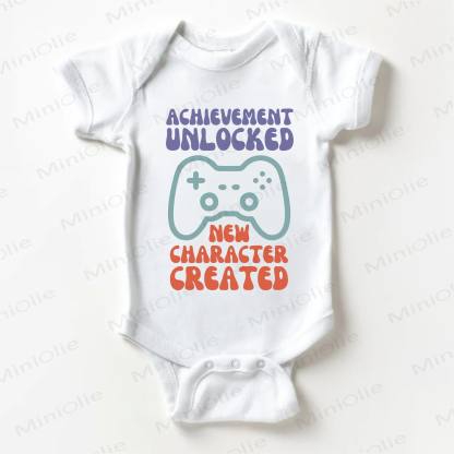 ACHIEVEMENT UNLOCKED NEW CHARACTER CREATED Baby Bodysuit (weiß) - Weiß - 18-24M - image 1