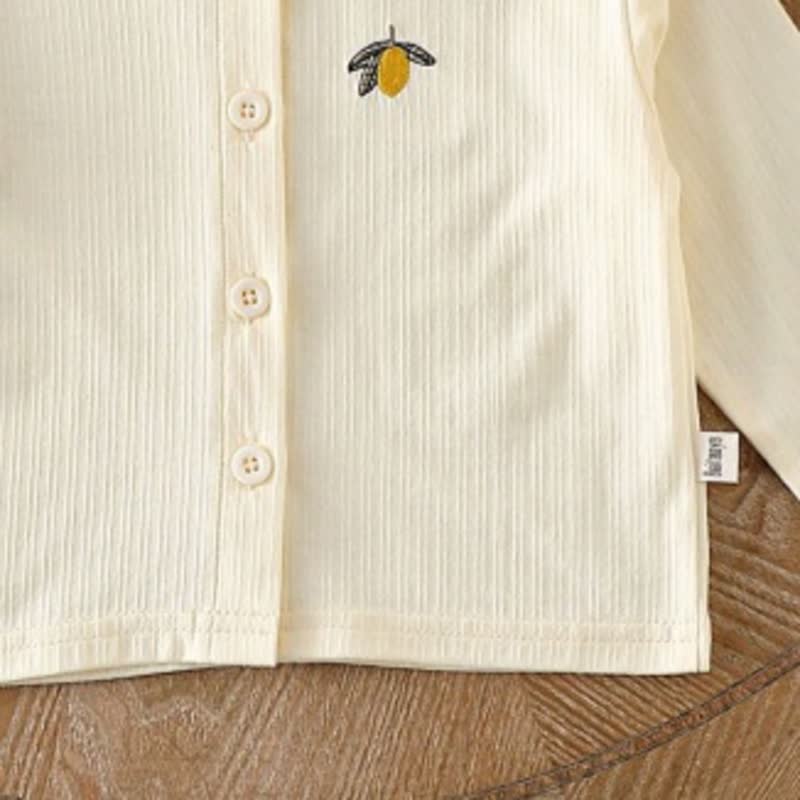 Baby und Kleinkind -Strickjacke mit Tier/ Obst , Knopfleiste und Gerippt vorne - image 8