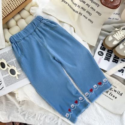 Kleinkind mit Herz für Hose - Blau - 8-9J - image 3