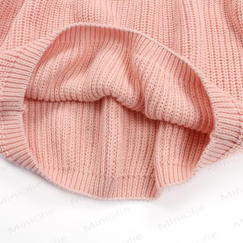 Einfarbiger, warmer Pullover für Babys und Kleinkinder - image 19