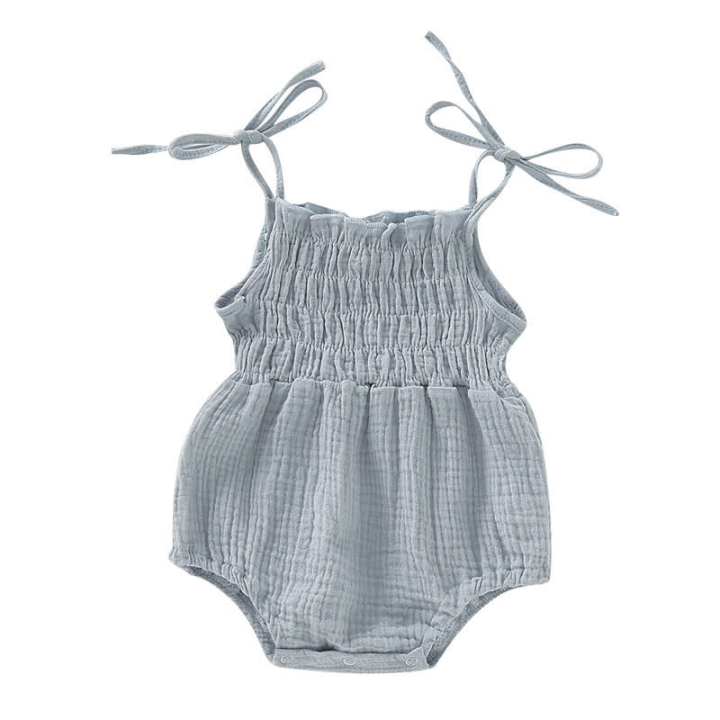 Einfarbig Baby Bodysuit mit Strapsen - Grau - 12-18M - image 4