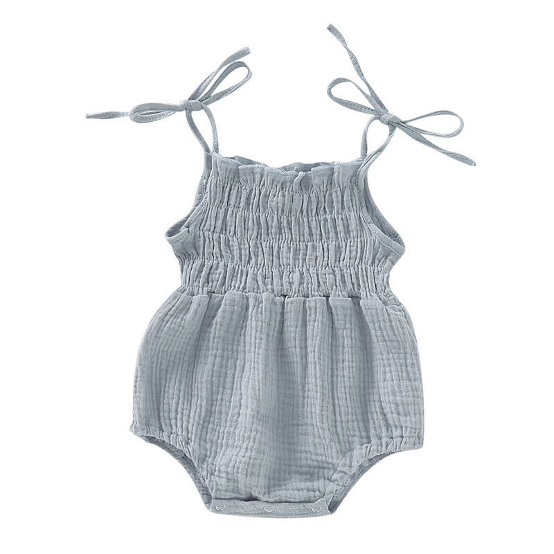 Einfarbig Baby Bodysuit mit Strapsen - Grau - 12-18M - image 4