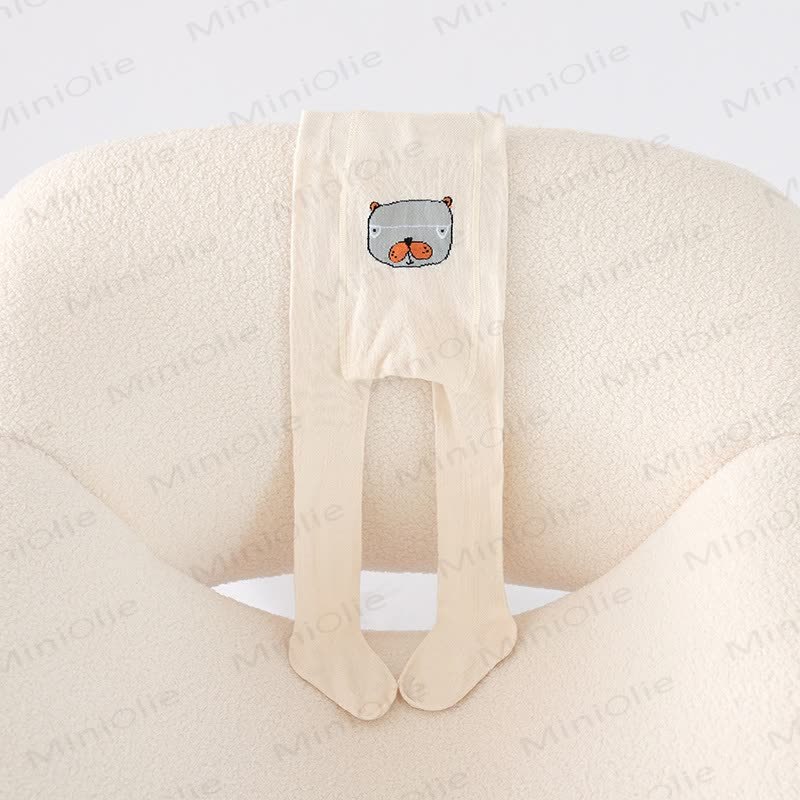 Baby Niedliche Tierweiche Strumpfhosen - Aprikose - 2-4J - image 13