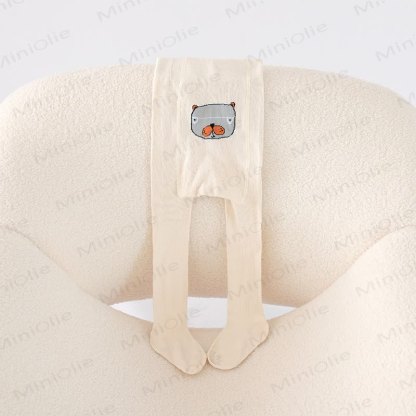 Baby Niedliche Tierweiche Strumpfhosen - Aprikose - 2-4J - image 13