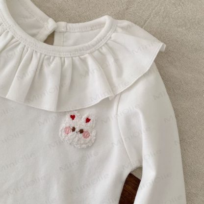 Baby Apple Dog Denim Overalls & weißes Spitze - image 13