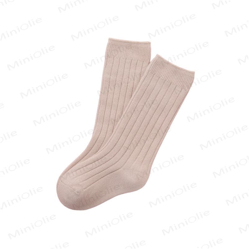 Einfarbige Socken für Babys und Kleinkinder - Beige - 3-5J - image 7