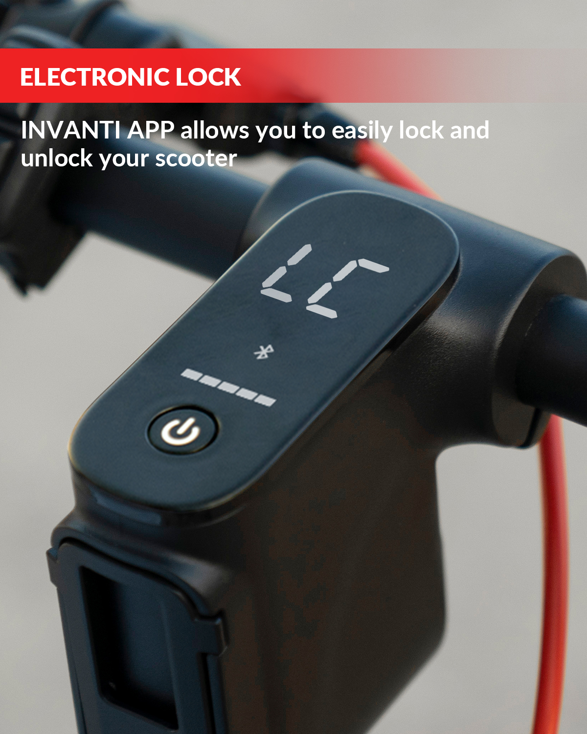 INVANTI E30 Adult Electric Scooter, Max 20Miles & 18 MPH, 350W Motor