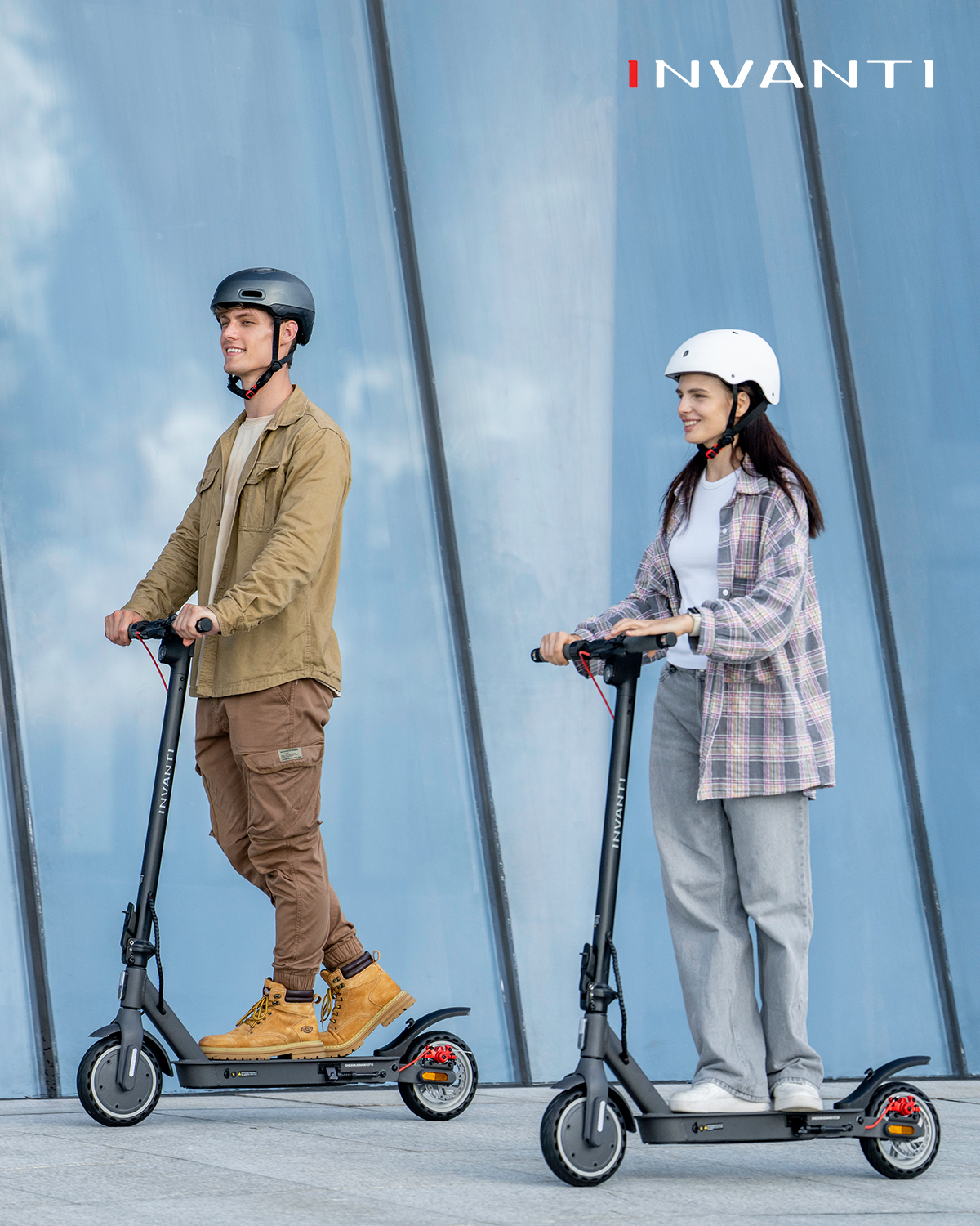 INVANTI E30 Adult Electric Scooter, Max 20Miles & 18 MPH, 350W Motor