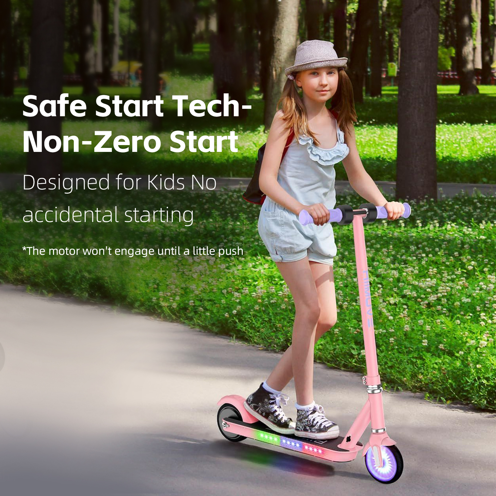 X2 Plus Electric Scooter for Kids Ages 6-12, 150W Motor Provides Up to 8 MPH and 5 Miles of Range