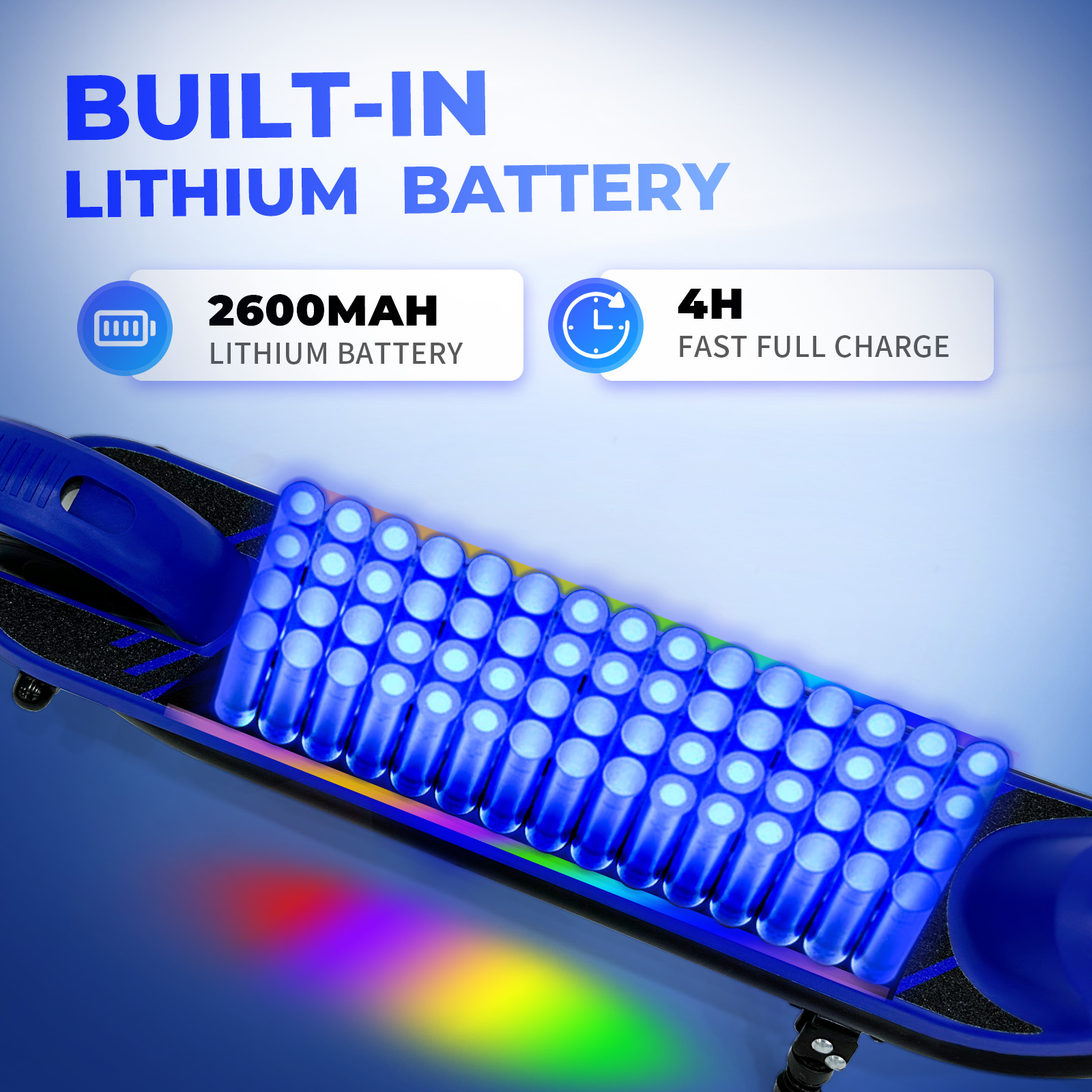 F6S Electric Scooter Children's Folding Electric Scooter, 8KM, 130W, LED Display, 14km/h