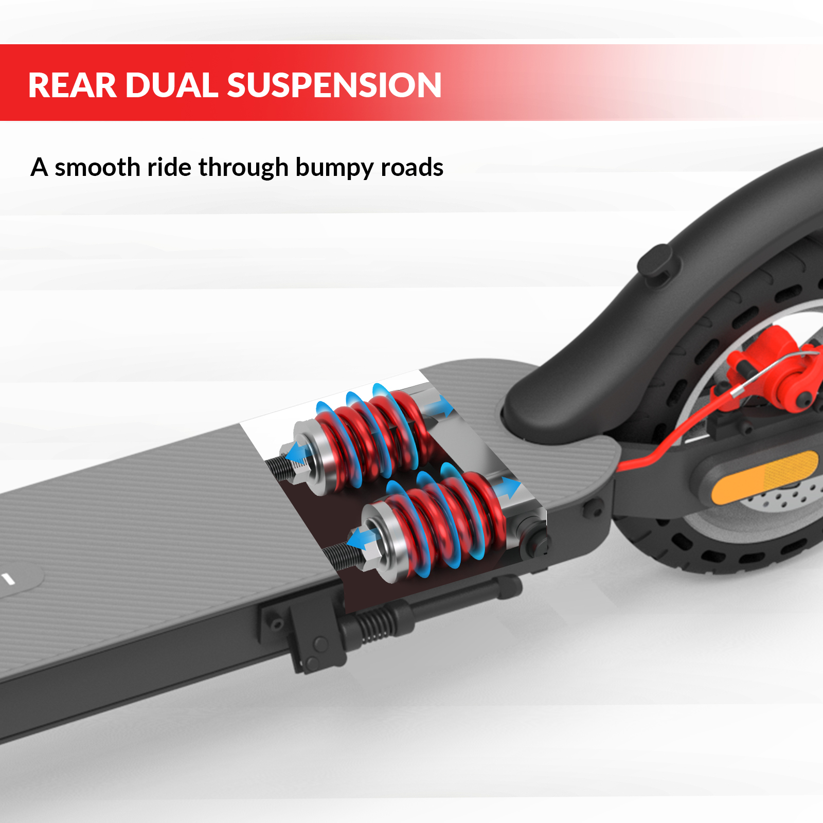 INVANTI E30 Adult Electric Scooter, Max 20Miles & 18 MPH, 350W Motor