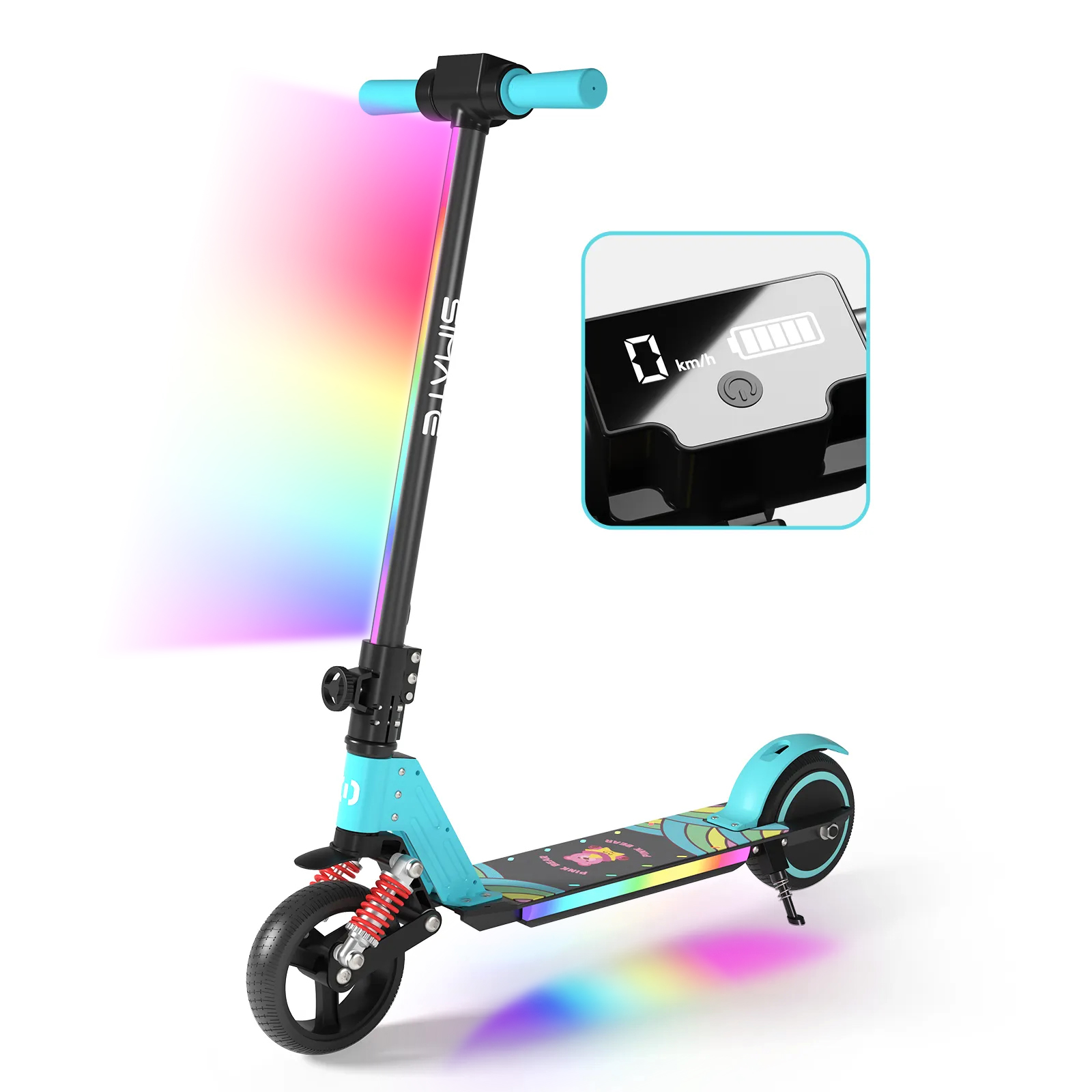 S5 kids electric scooter, foldable scooter for 6-12 years old kids