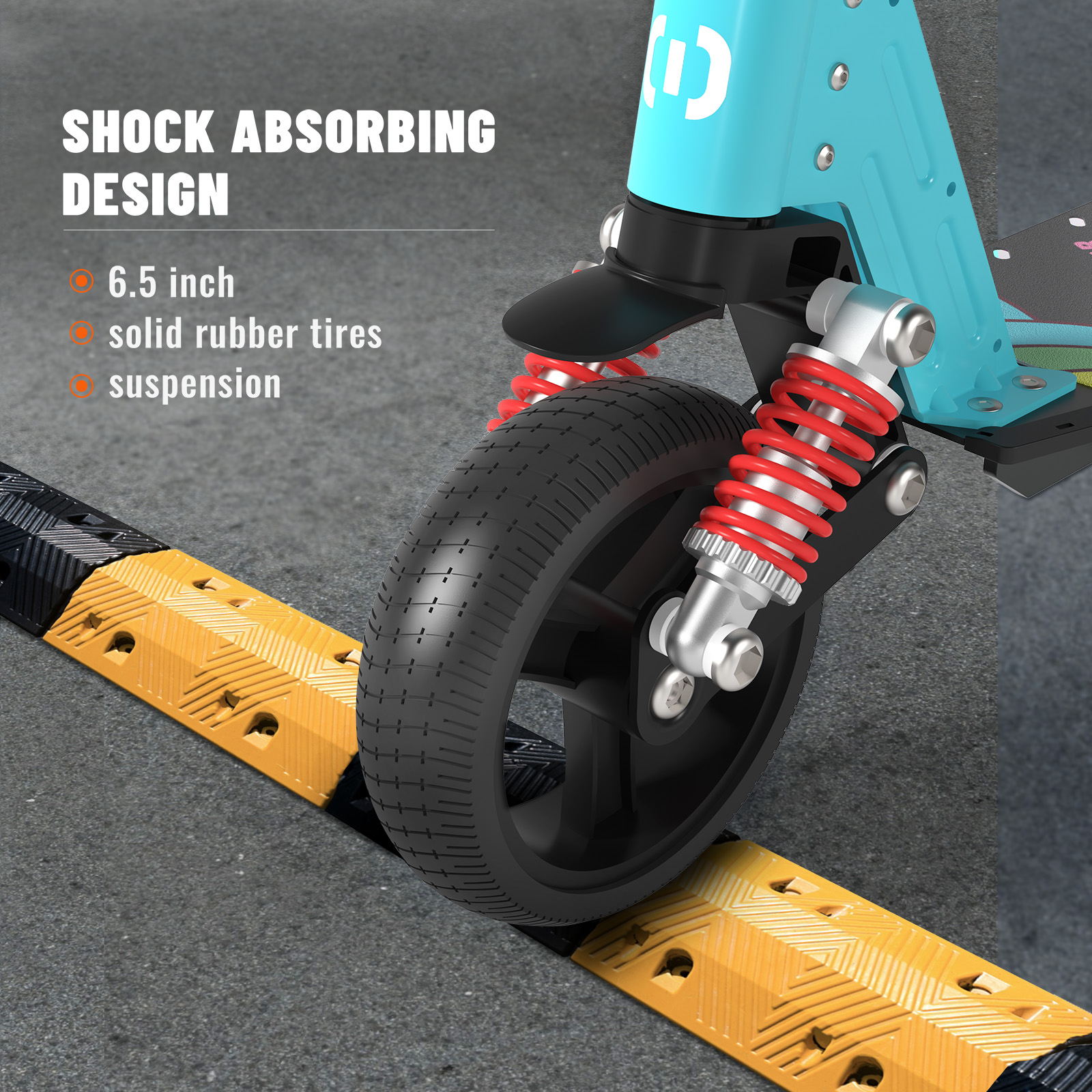 S5 Kids Electric Scooter, Foldable 6-12 Years Old Children Scooter with LED Display, Range 5-8km, Colorful LED Lights, Adjustable Height and Speed, Ideal Gift for Kids